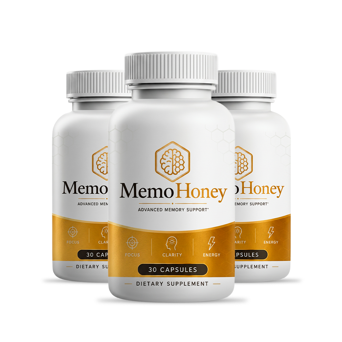 MemoHoney natural formula, 3 bottles